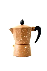 قهوه ساز اسپرسو برفی خالدار قهوه ای